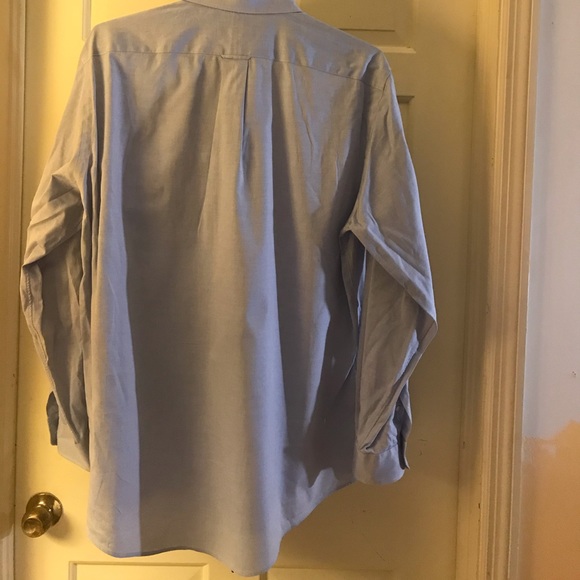 Light blue Nordstrom classic button up. 16 1/2-35 - Picture 5 of 6